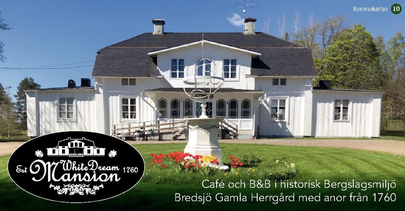 Bredsjoe Gamla Herrgard White Dream Mansion Hällefors 外观 照片